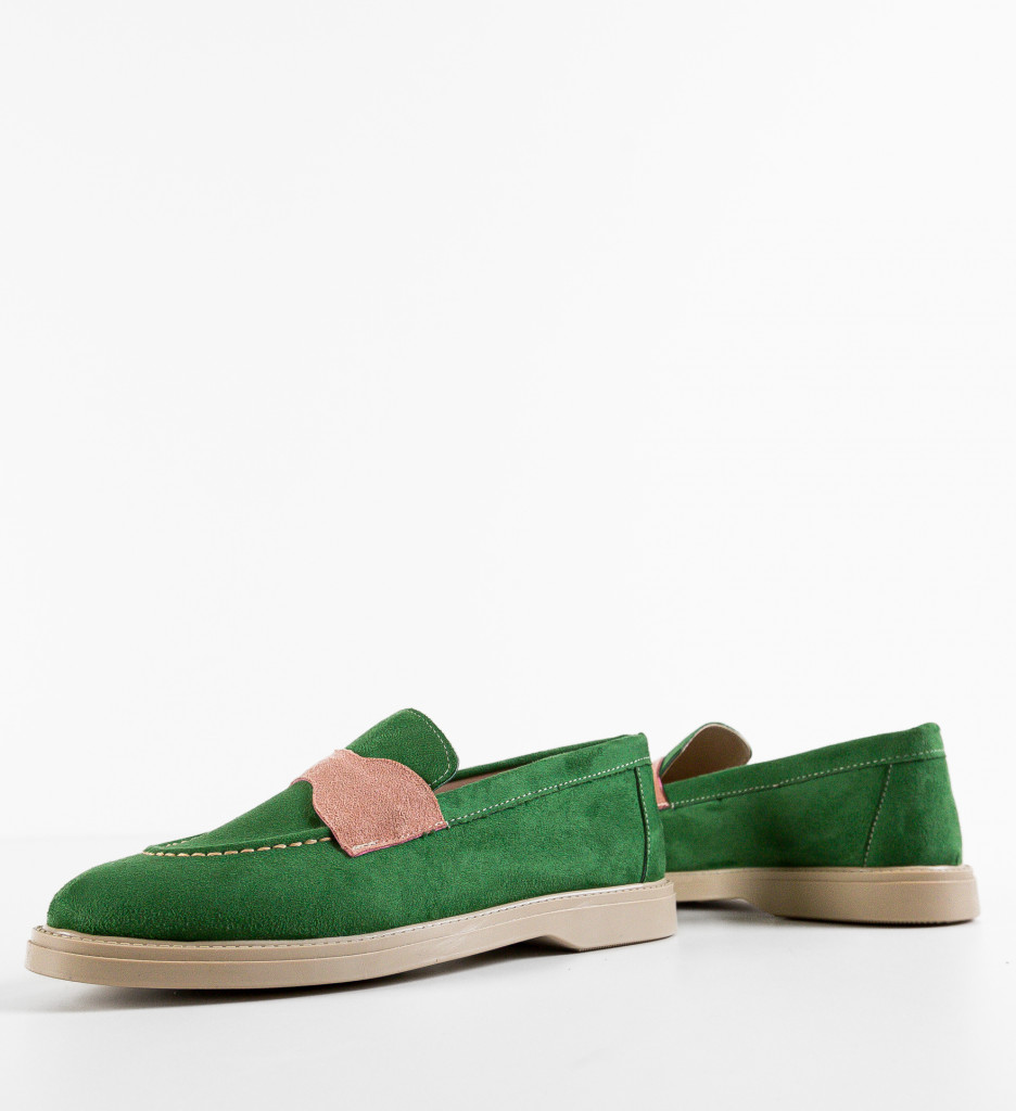 Pantofi Casual Verzi Andrey | Stil Modern Zilnic - imagine 7