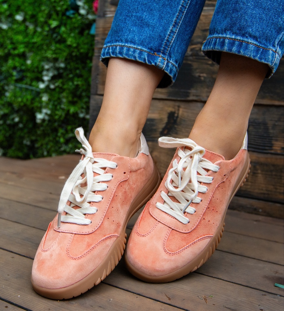Sneakers Dama Nygery Roz 2 - Confort și Stil - imagine 3