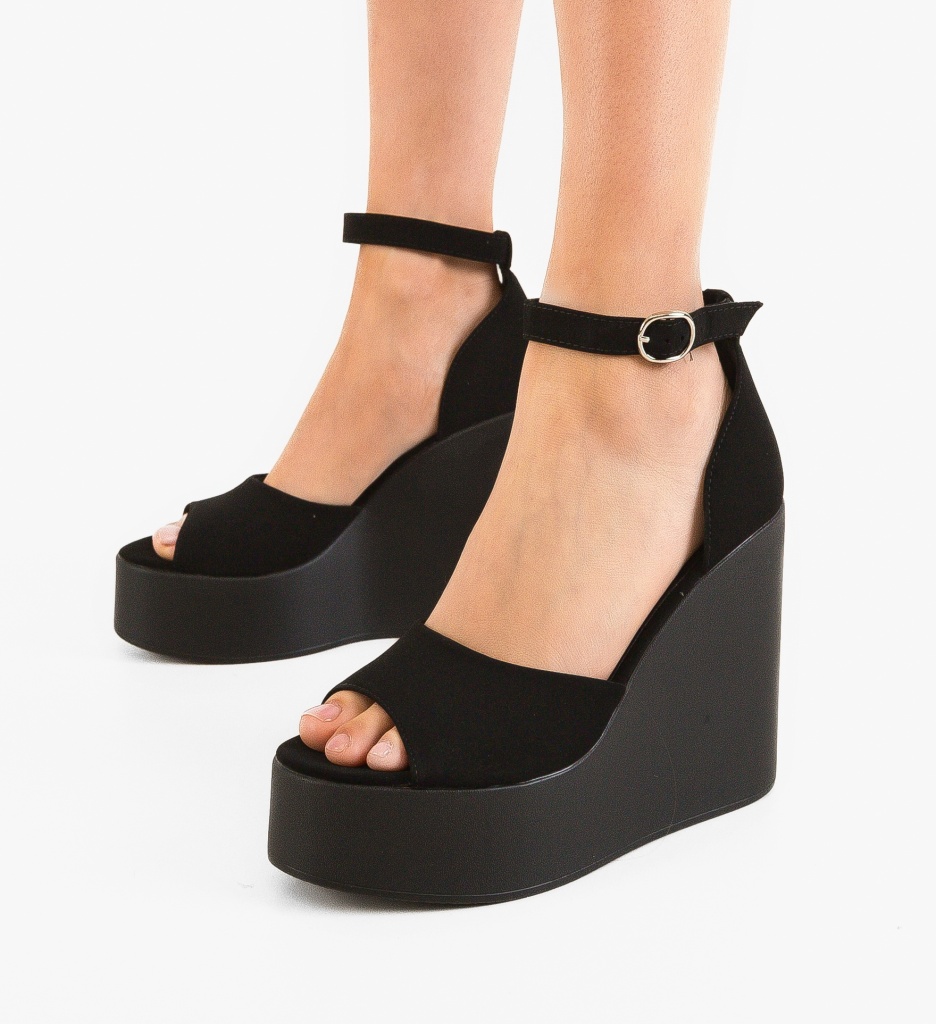 Platforme Zamir Negre | Stil Asigurat - imagine 2