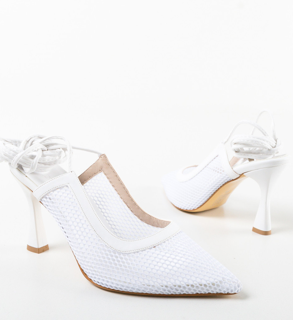 Pantofi Carey Albi - Eleganță și Stil - imagine 5
