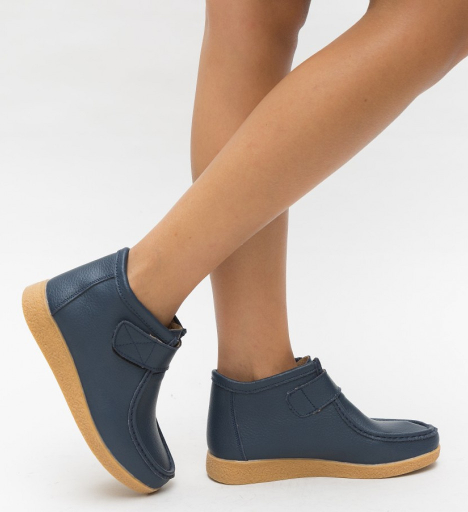 Pantofi Casual Debir Albastri - Confort și Stil - imagine 3