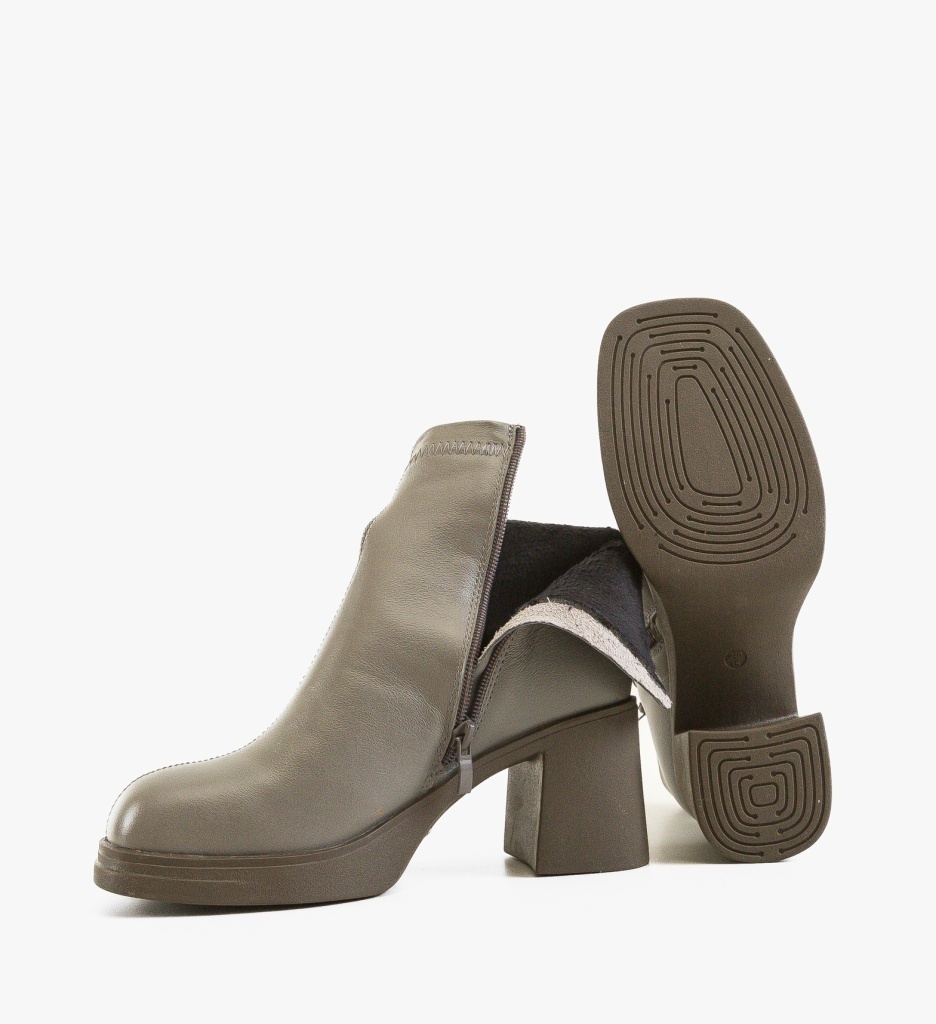 Botine Tafta Gri - Eleganță și Confort - imagine 2