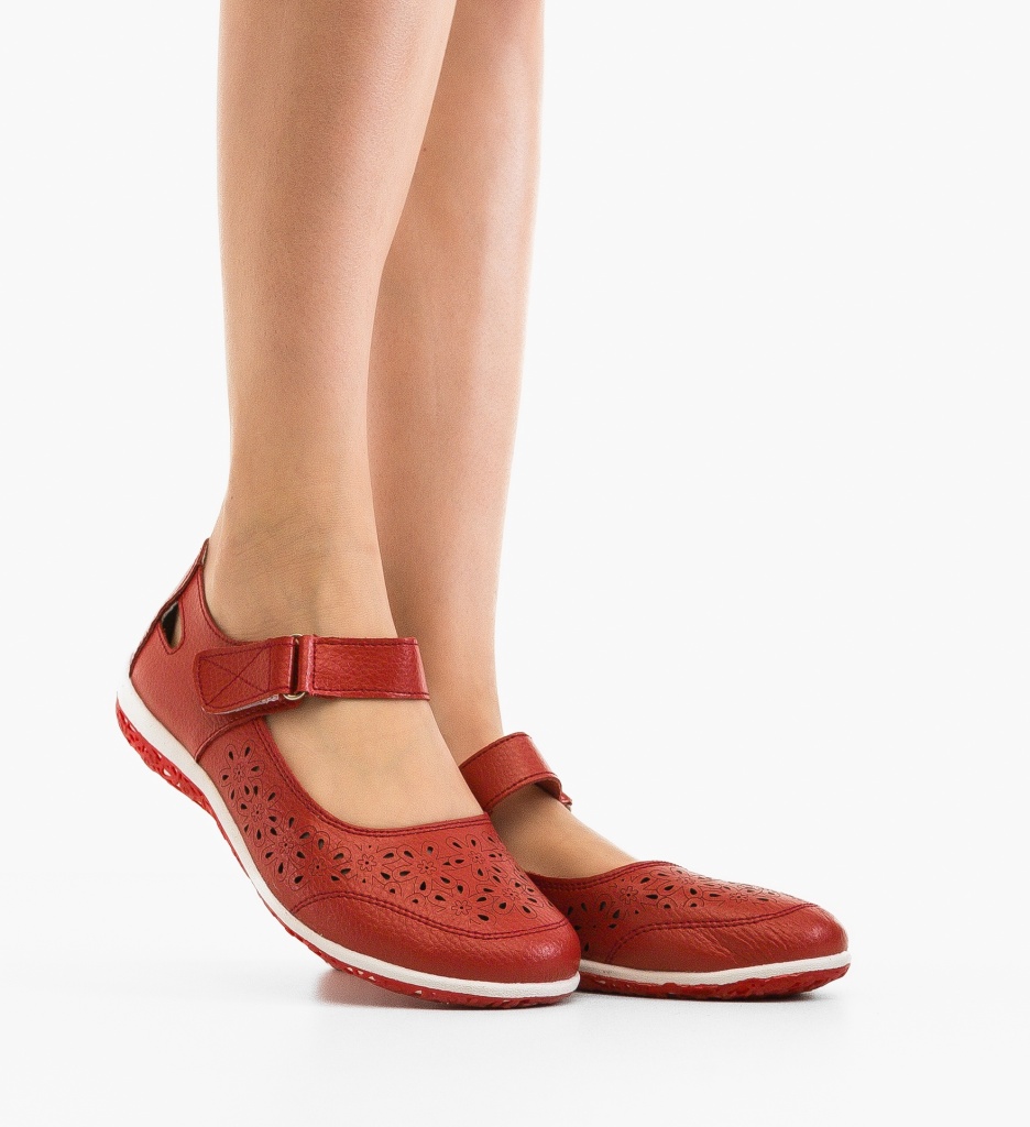 Pantofi Casual Fayvel Rosii - Stil și Confort