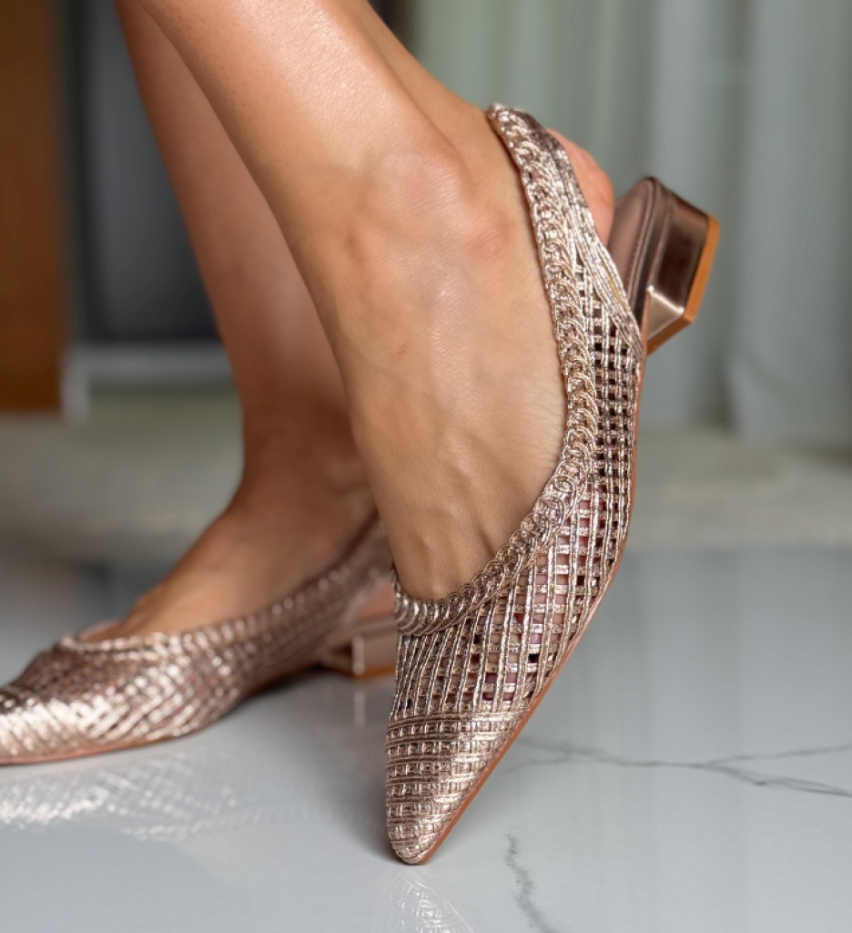 Balerini Dama Frenchie Bronz | Confort și Stil - imagine 2