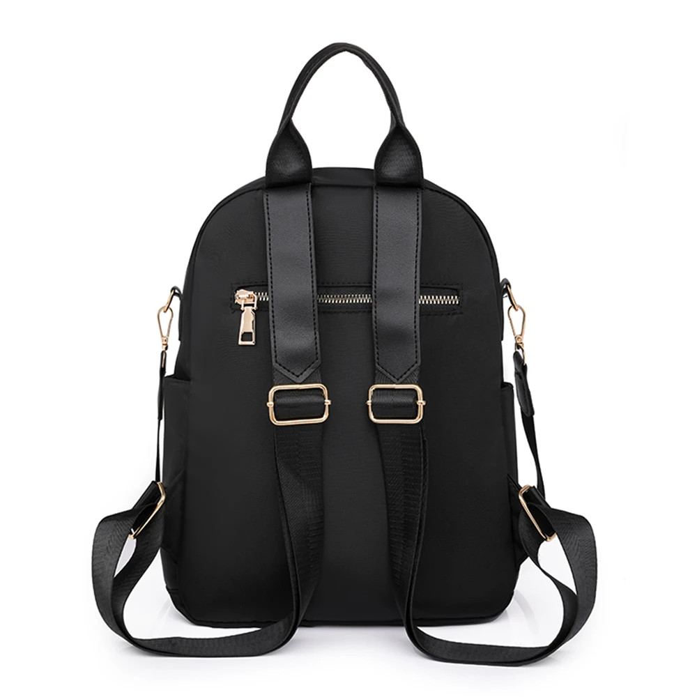 Rucsac de dama Delis Cybele GT2622, Negru, impermeabil - imagine 4