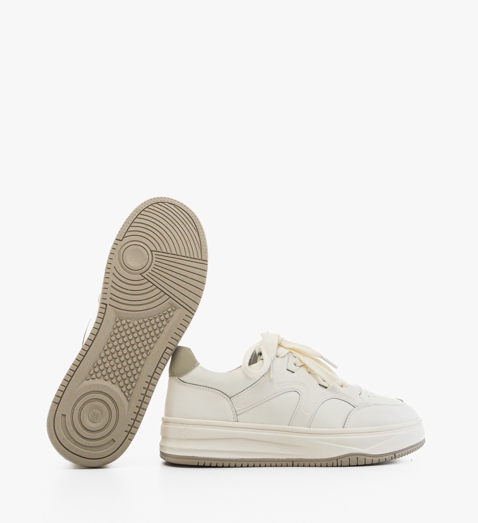 Sneakers Niuzli Dama Albi | Confort si Stil - imagine 5