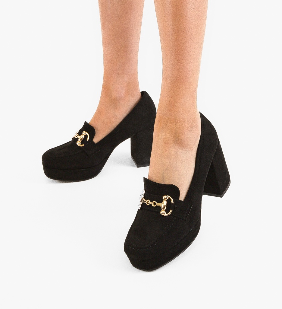 Pantofi Dama Bowers Negri Eleganți - imagine 3