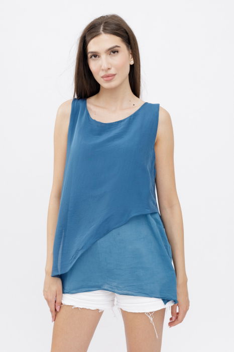 Bluza Asimetrică Shopika | Matase & Vascoza