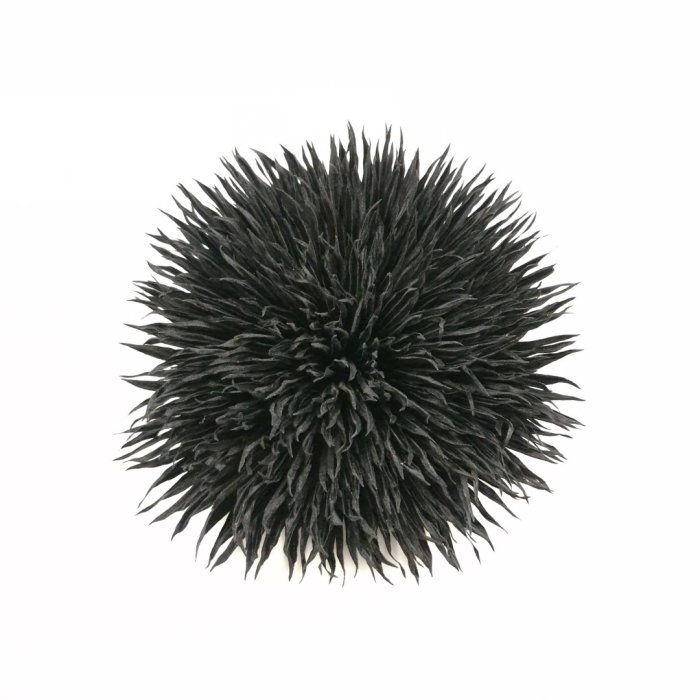 Brosa Dama Floare Volumetrica Bej Neagra - Shopika