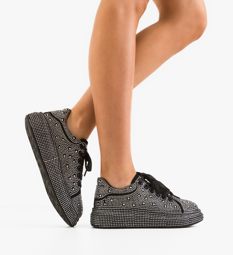 Sneakers Yasery Negri - Confort și Stil Urban - imagine 2