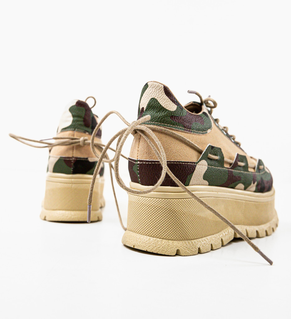 Pantofi Casual Danrta Khaki | Confort și Stil - imagine 8