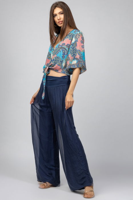 Pantaloni Salvari Matase Shopika - Eleganta si Confort