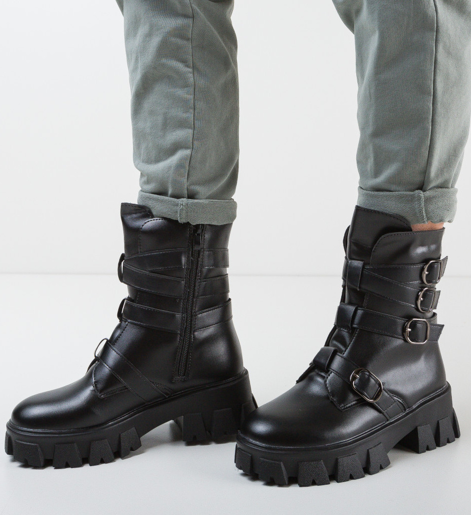 Ghete Dama Kaam Negre | Stil si Confort - imagine 3