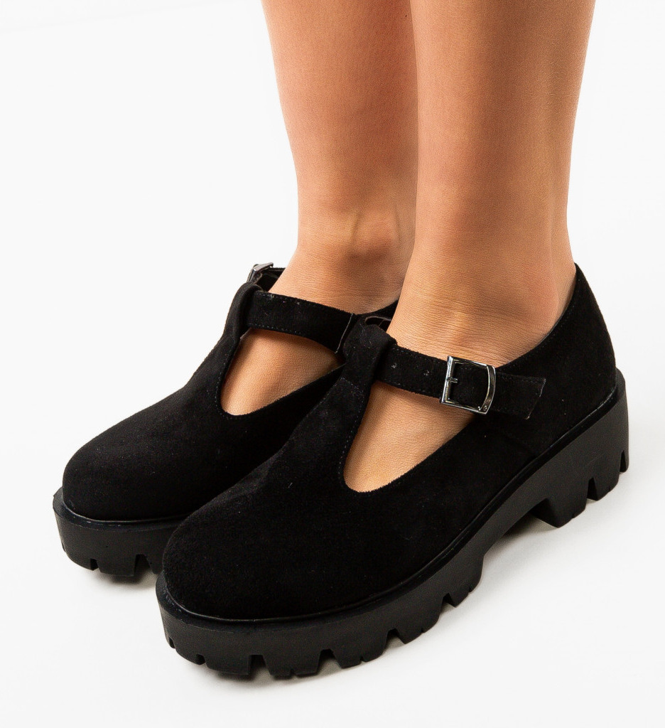 Pantofi Casual Lybon Negri - Confort și Stil - imagine 4