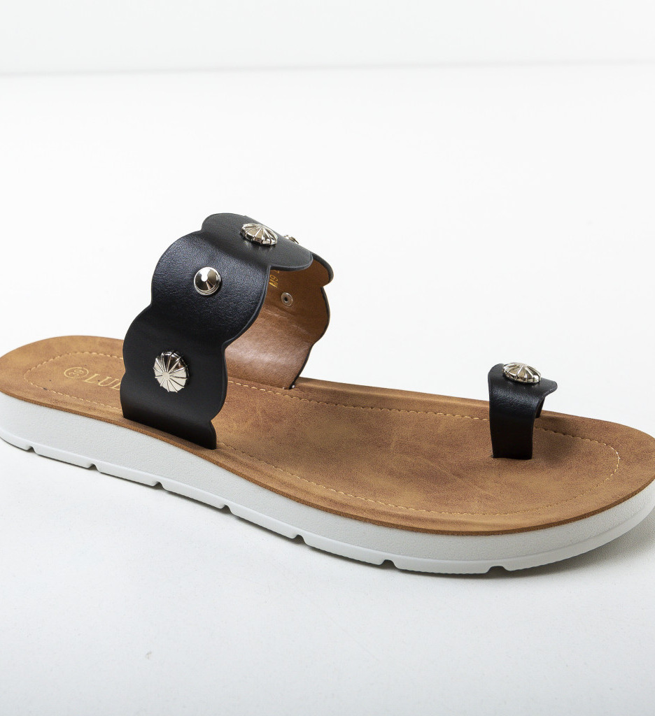 Papuci Finger Negri - Confort și Eleganță - imagine 4