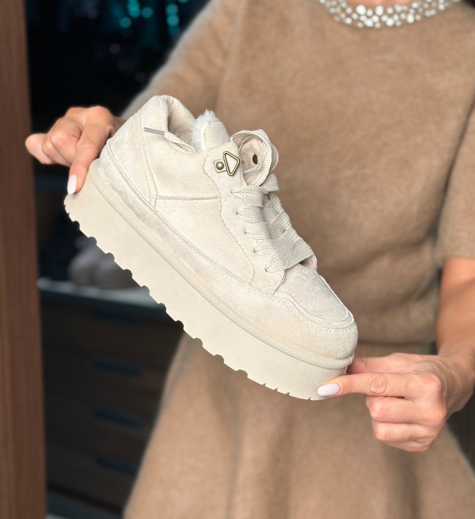 Sneakers Dama Pardy Bej - Confort și Stil Urban