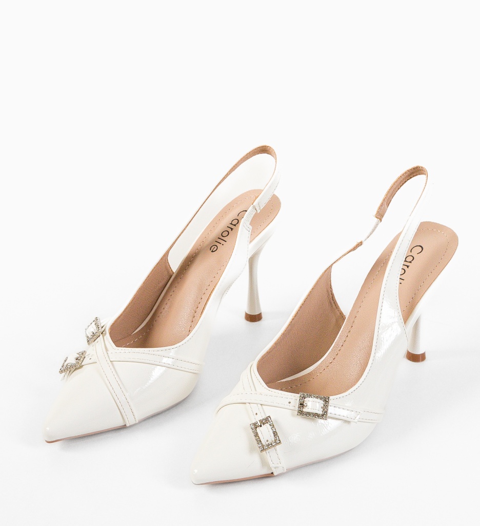 Pantofi Lippa Albi Eleganți cu Toc - imagine 7