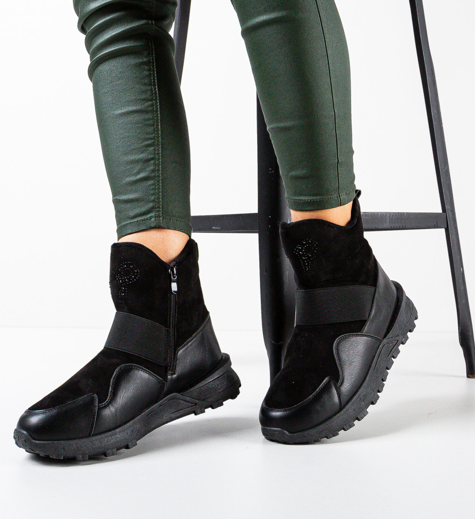 Ghete Dama Gabija Negre - Stil si Confort - imagine 2