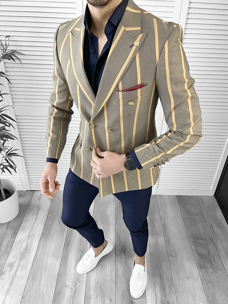 Tinuta Smart Casual 3 Piese Barbati Slim Fit