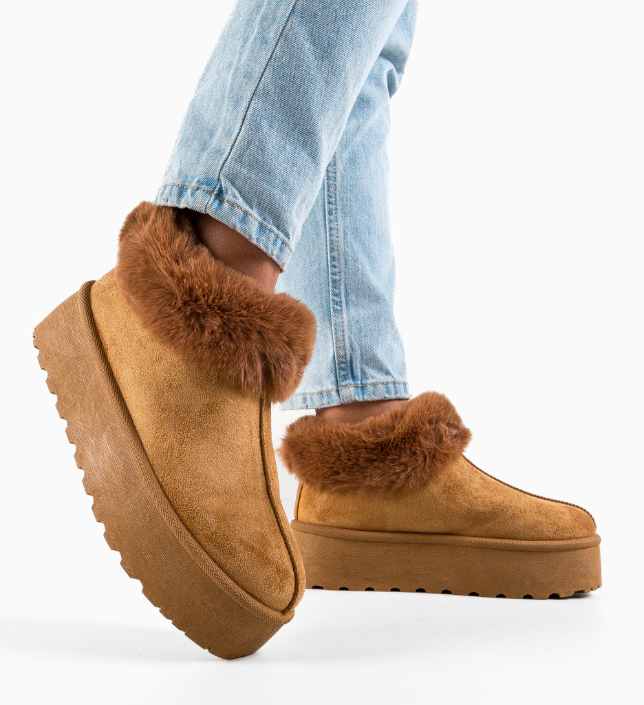 Cizme Ug Gavin Camel - Confort & Stil - imagine 2