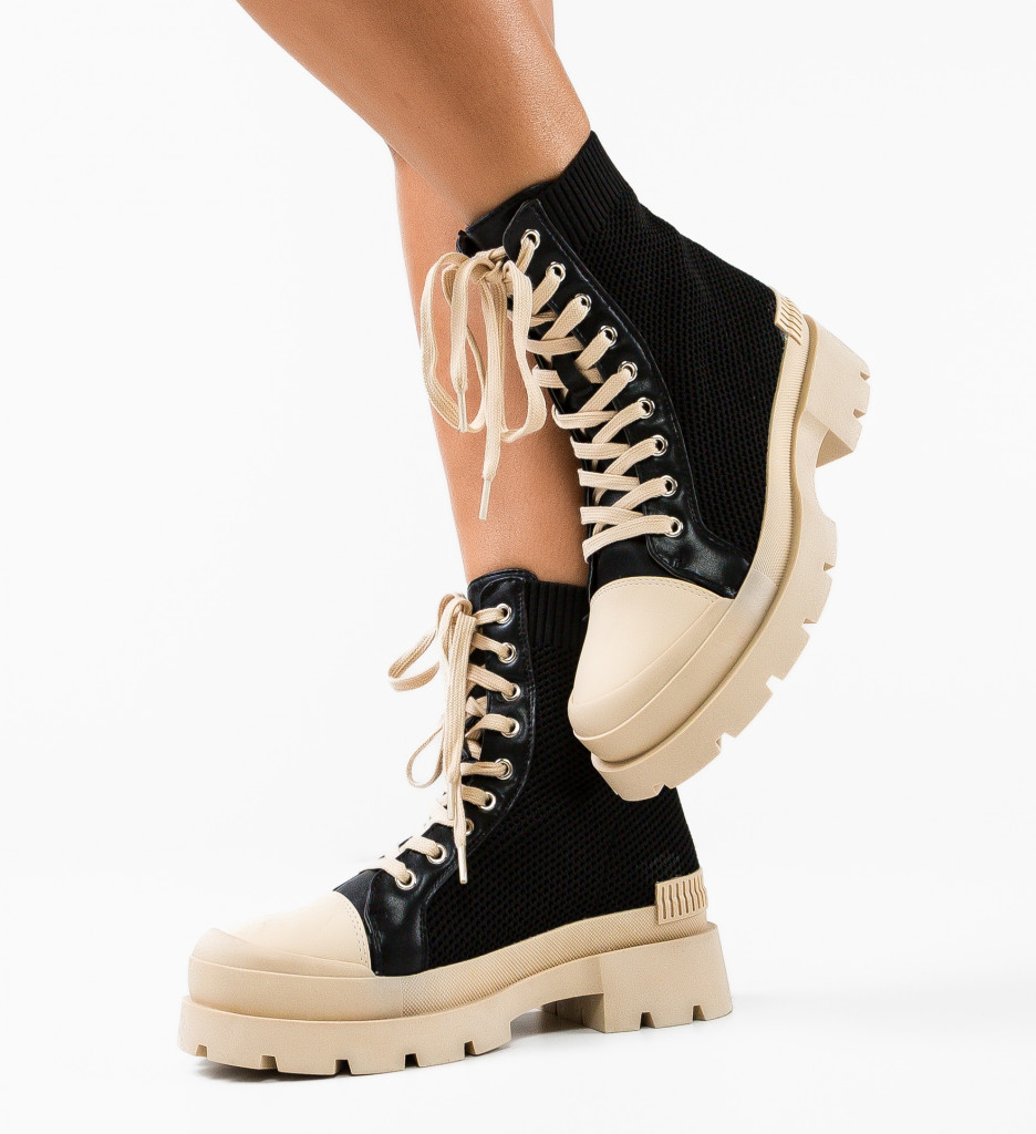 Ghete Dama Marco Negre | Stil Urban Elegant