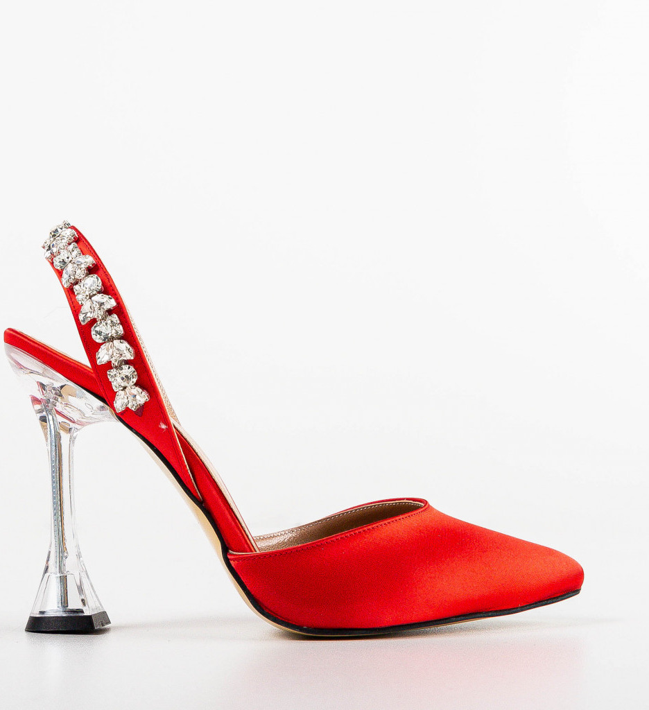 Pantofi Mercury Rosii cu Toc - Eleganță și Stil - imagine 5
