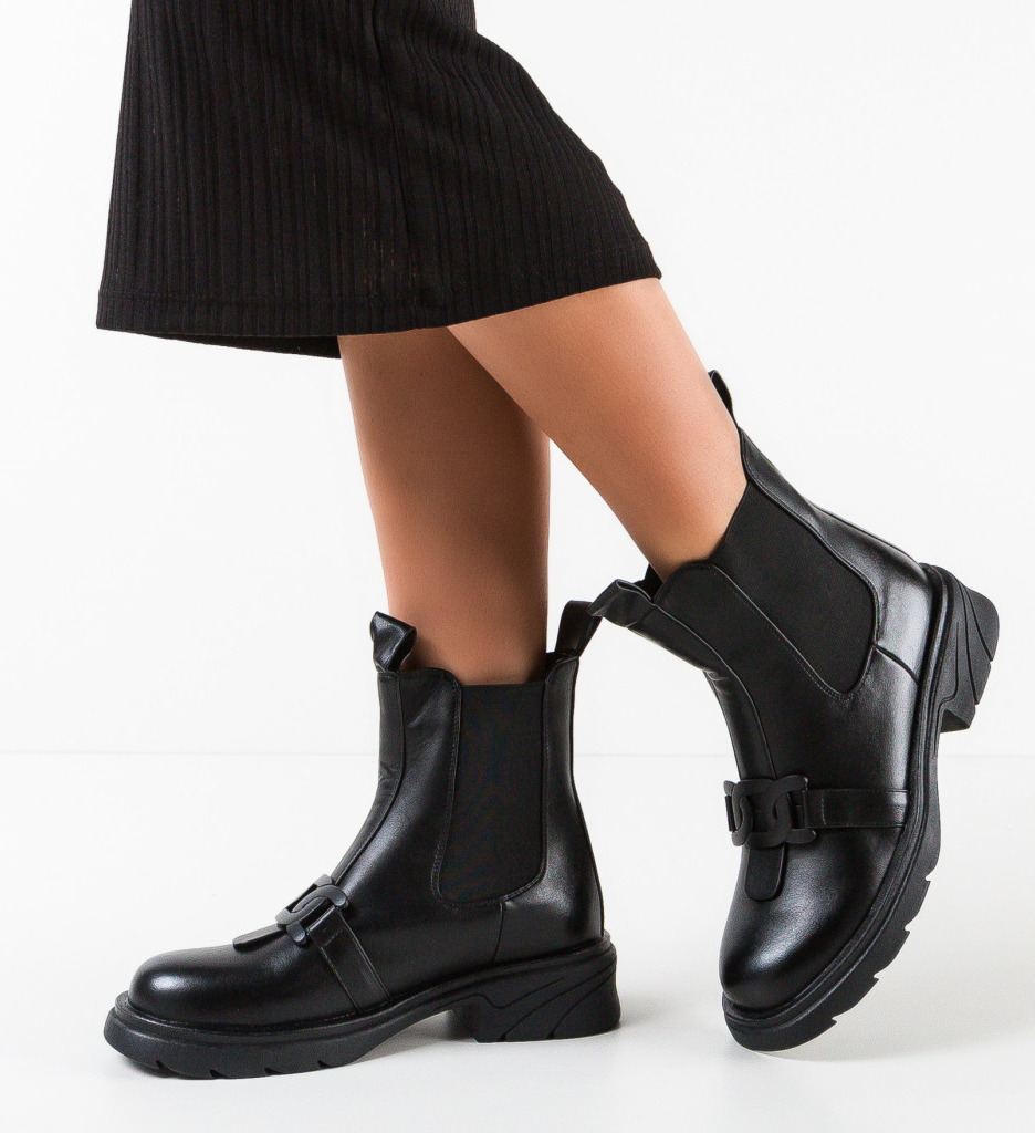 Ghete Hunter Dama Negre | Eleganță Urbană - imagine 4