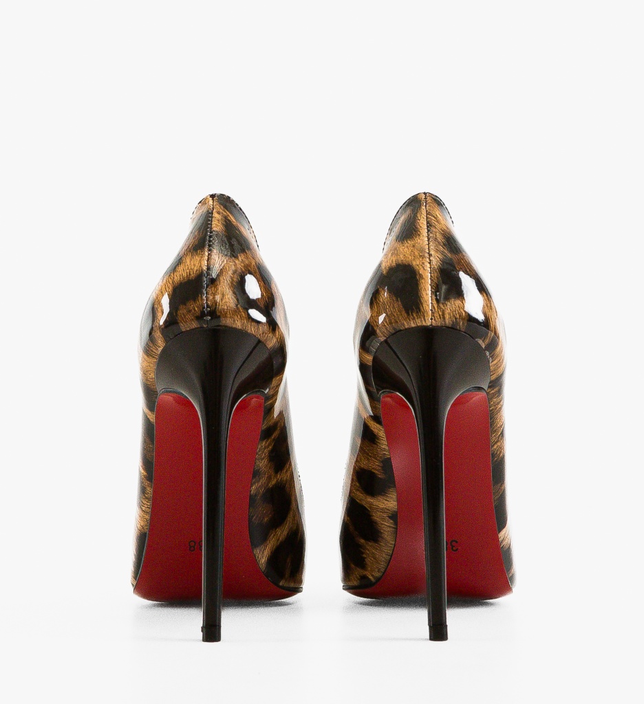 Pantofi Dudyn Print - Eleganță cu Toc - imagine 3