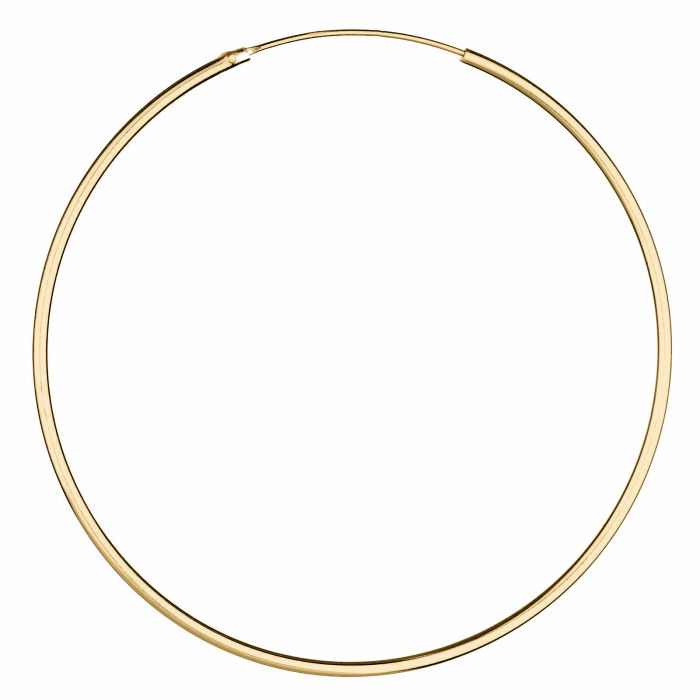 Cercei Creole Xuping Auriu 5cm - Stil EleganT