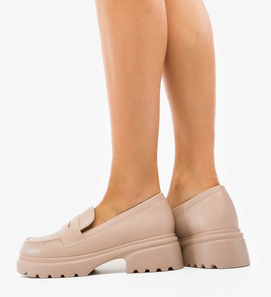 Pantofi Casual Dama Nowe Bej | Confort & Stil - imagine 5