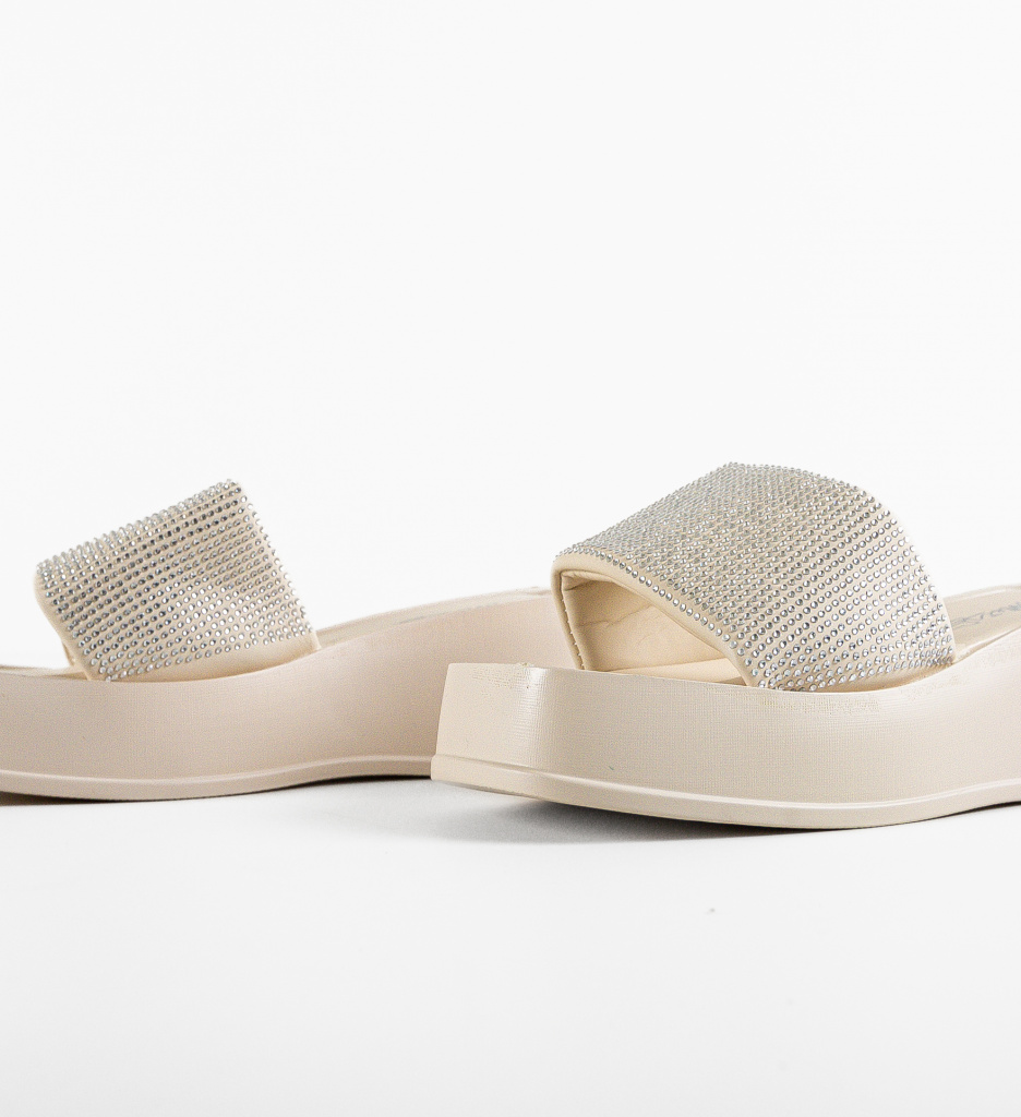 Platforme Sandale Dama Vanders Bej | Stil și Confort - imagine 5