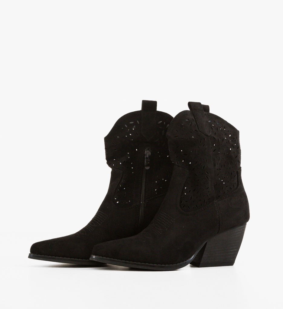 Botine Kimberle Negre - Eleganță și Confort - imagine 3