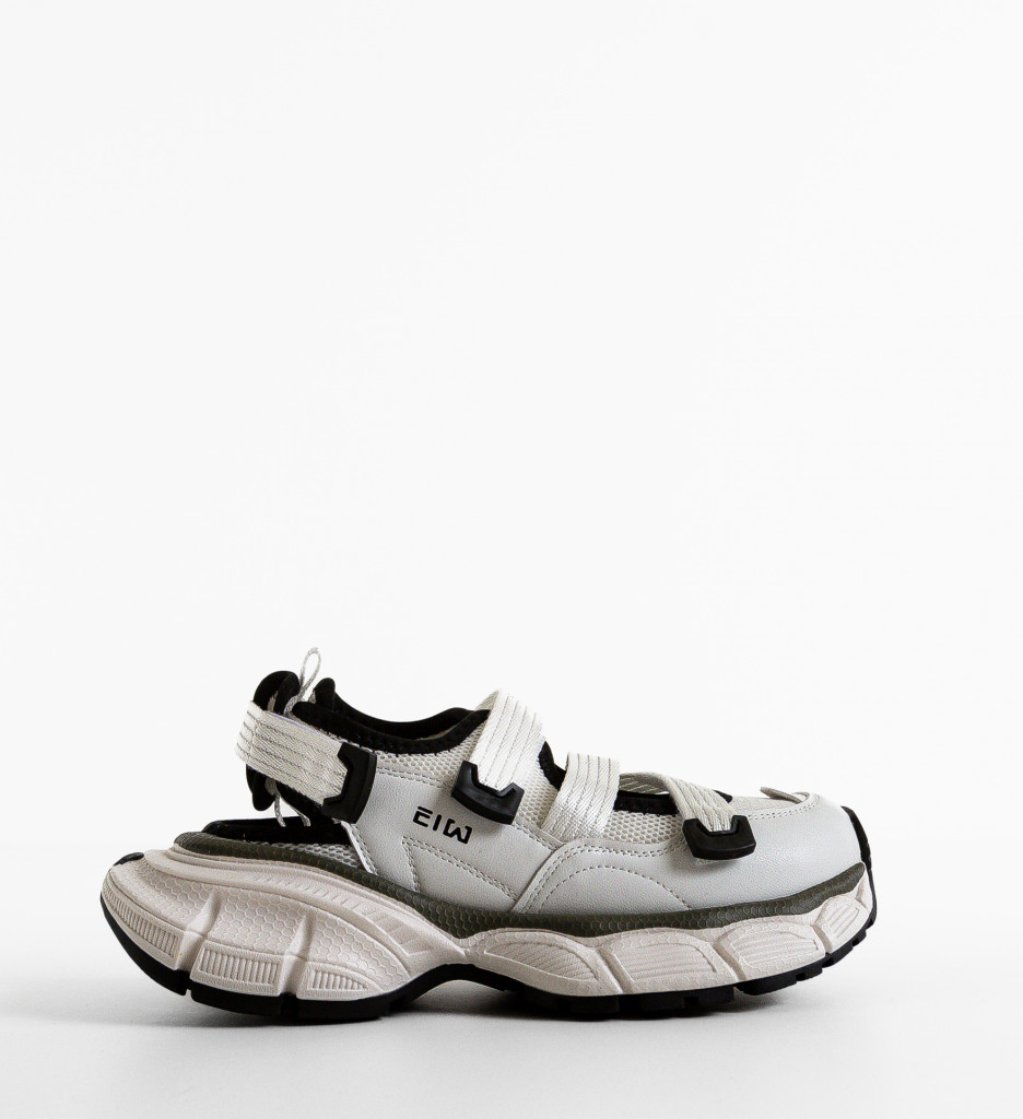 Sneakers Dama Ewiu Albi - Confort și Stil - imagine 6