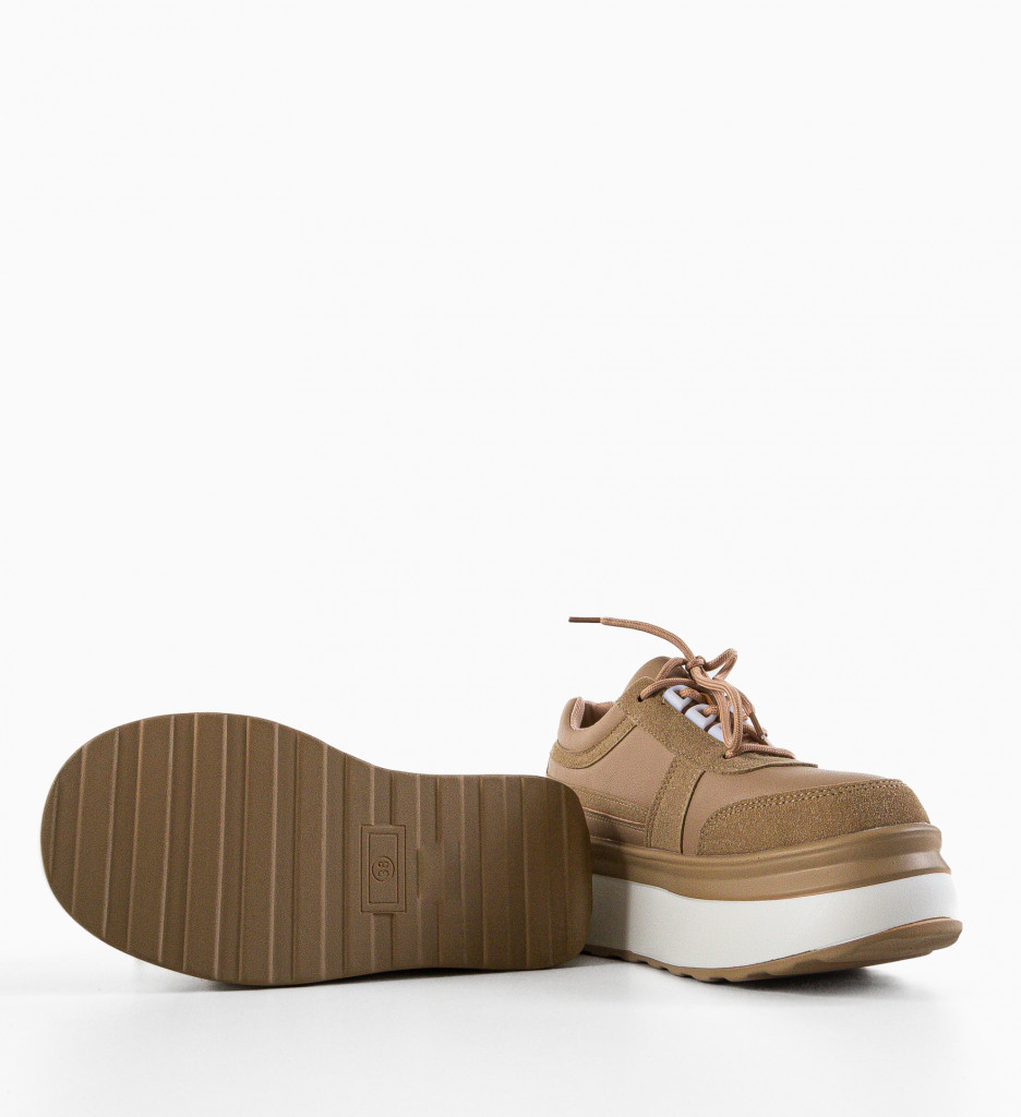 Sneakers Dystrilor Bej 2 - Confort și Stil - imagine 5