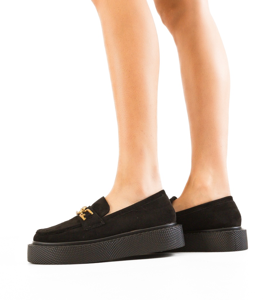 Pantofi Casual Emelia Negri - Confort și Stil - imagine 4
