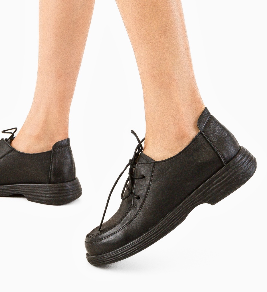 Pantofi Casual Vlobe Negri | Stil și Confort