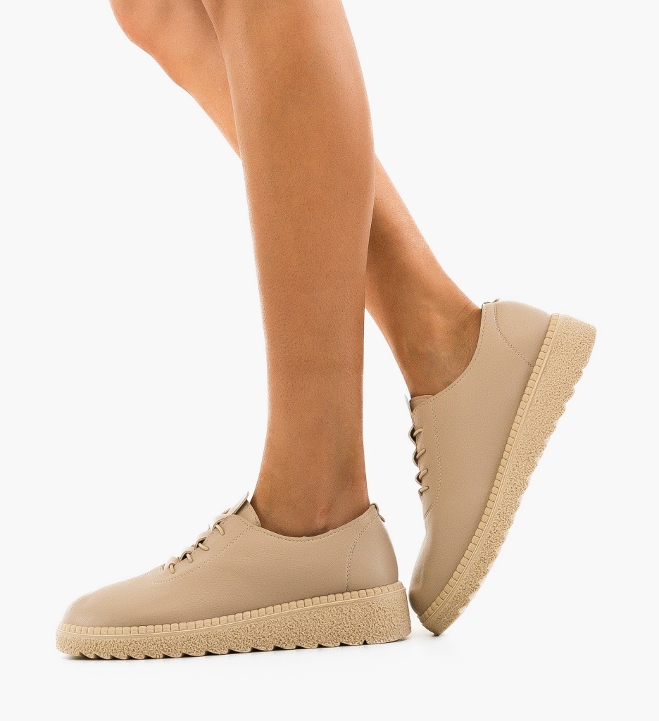 Pantofi Tyka Bej | Confort Zilnic Asigurat - imagine 3