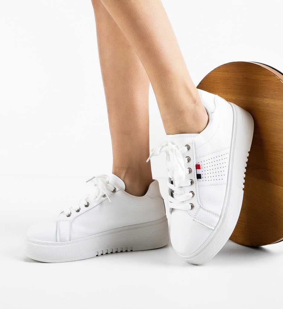 Sneakers Dama Morris Albi - Confort și Stil - imagine 4