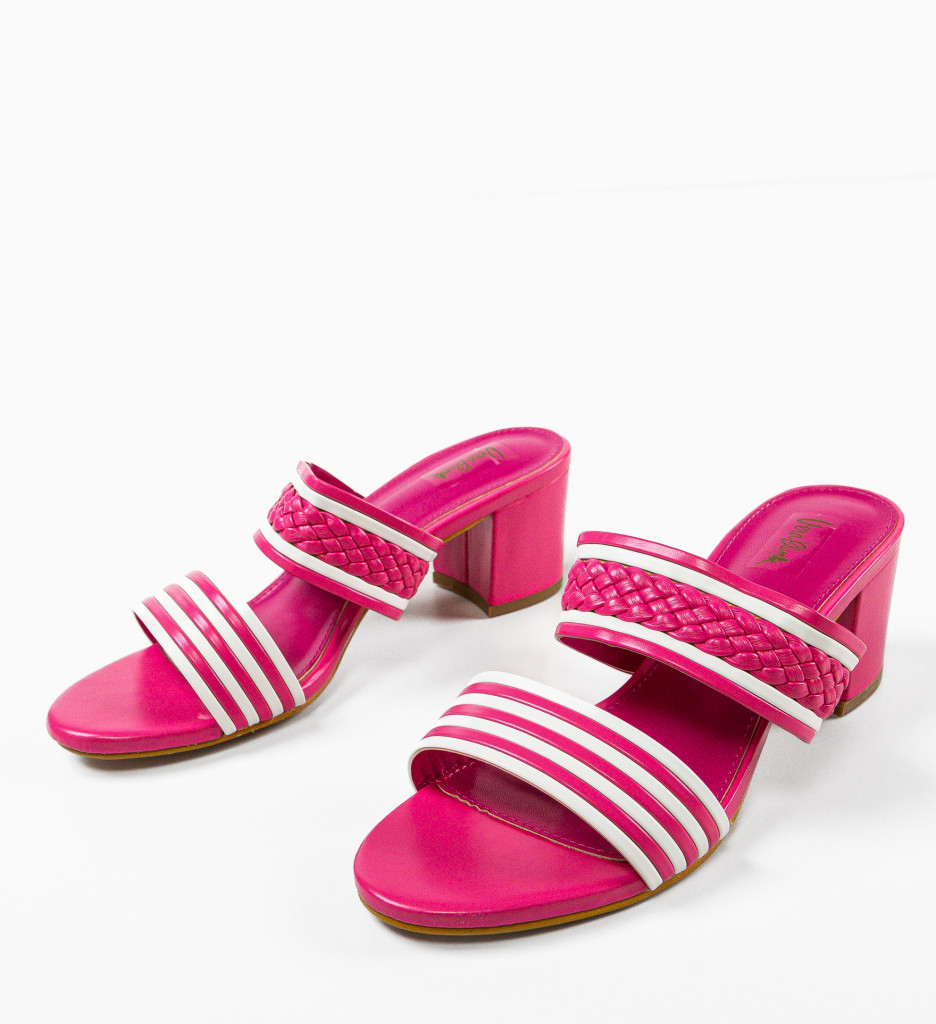 Saboti Dama Nora Fuchsia - Eleganță și Stil - imagine 6