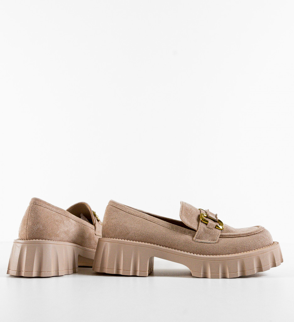 Pantofi Casual Gully Bej - Confort și Stil - imagine 3