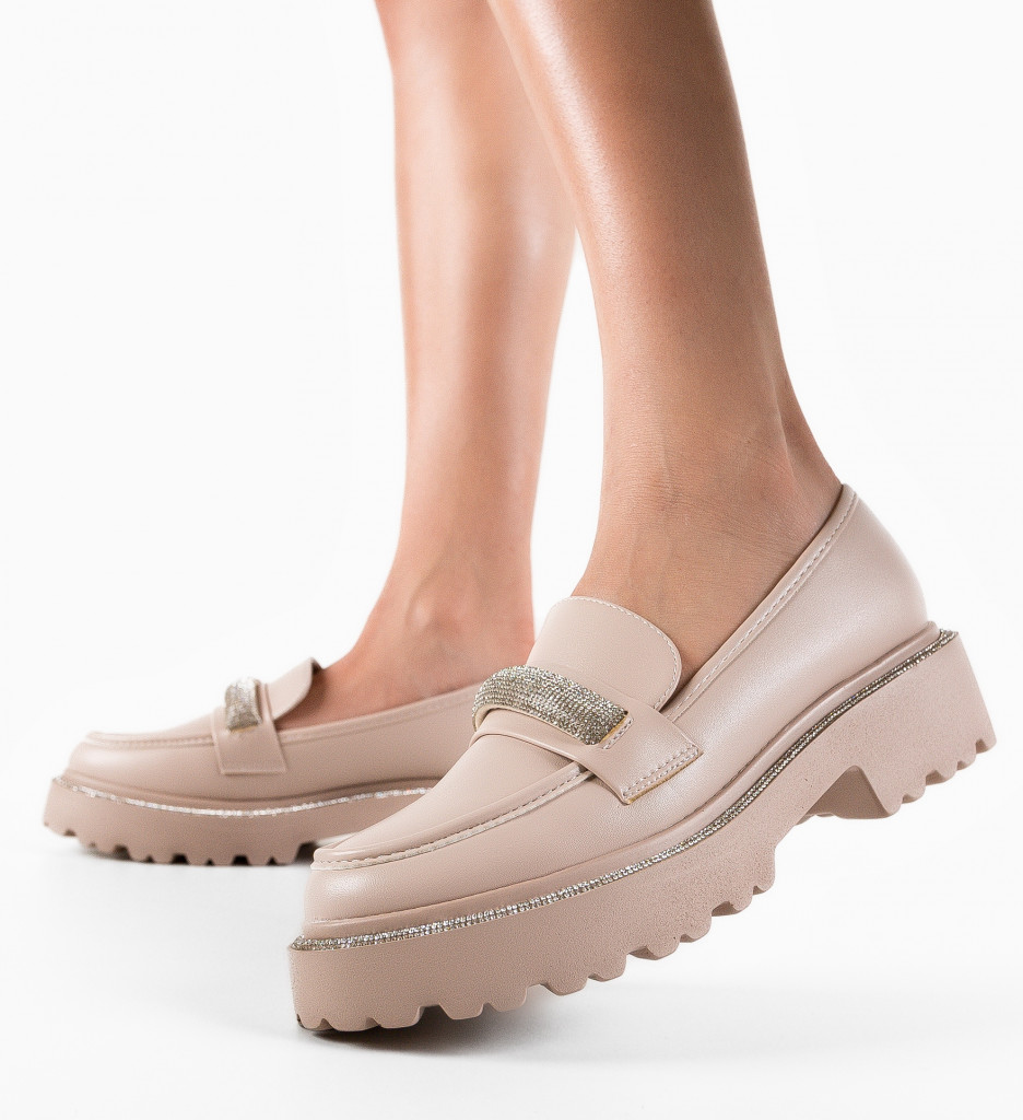 Pantofi Casual Smith Bej | Confort și Stil - imagine 4