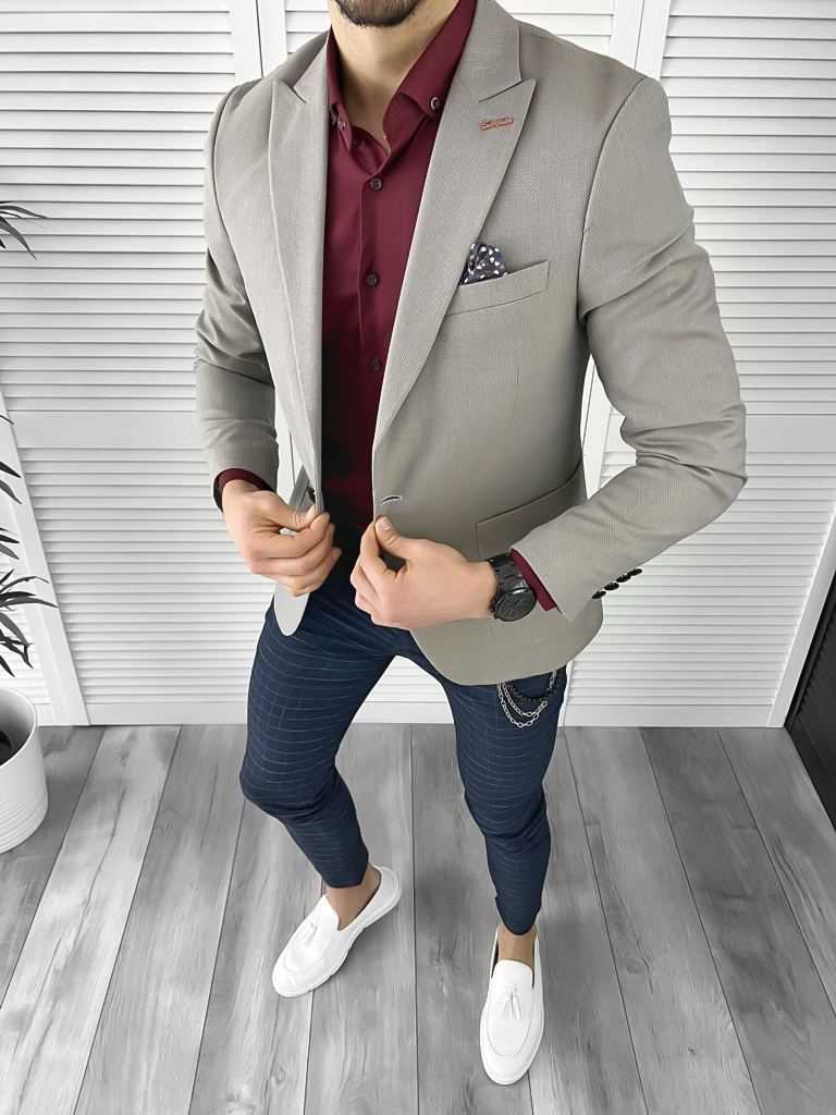 Tinuta barbati smart casual 3 piese - Stil elegant