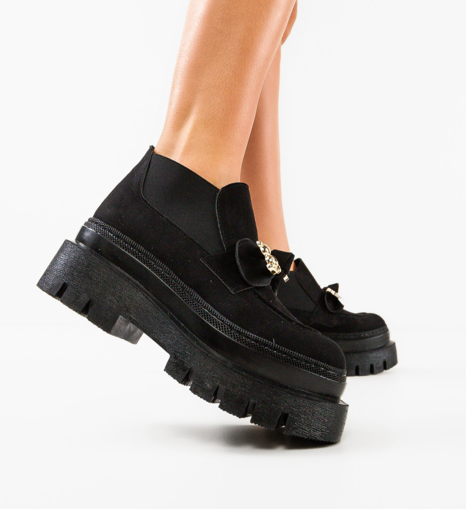 Pantofi Casual Bearya Negri - Confort & Stil - imagine 4