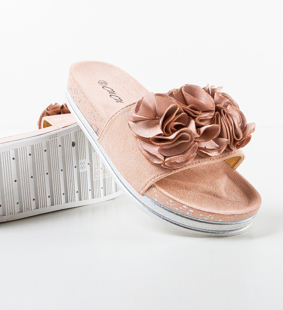 Papuci dama Kaydee Roz - Sandale Confortabile