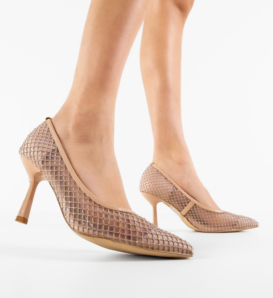 Pantofi Dama Masteen Nude - Eleganță și Confort - imagine 3