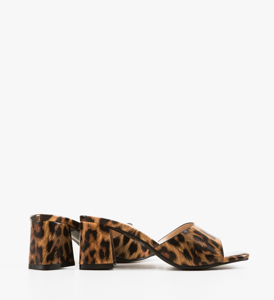 Saboti dama Marwa Animal Print - Eleganță maximă - imagine 3