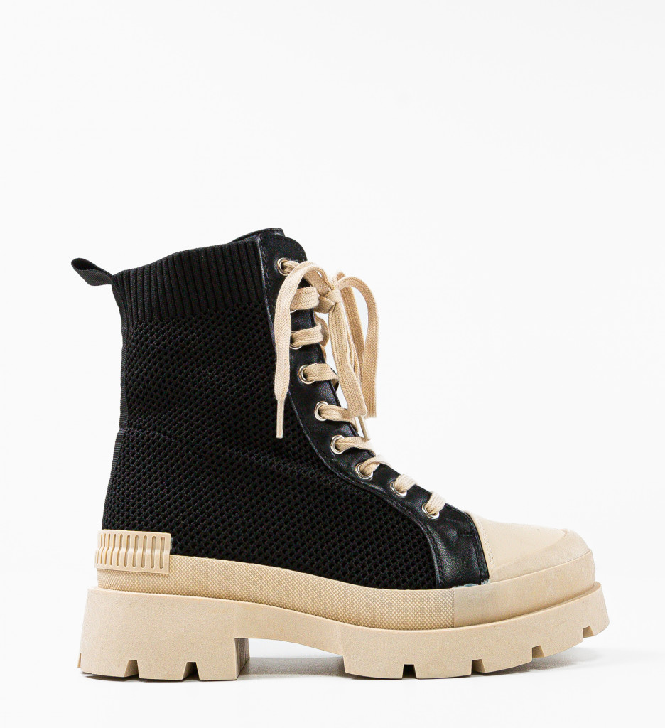 Ghete Dama Marco Negre | Stil Urban Elegant - imagine 4