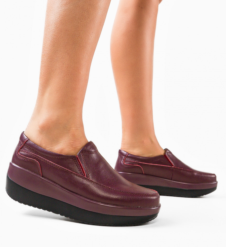 Pantofi Casual Freeman Grena | Stil și Confort - imagine 2