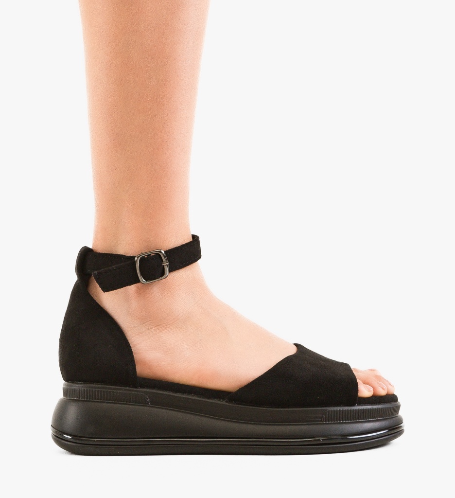 Sandale Dama Jaju Negre - Eleganță și Confort - imagine 7