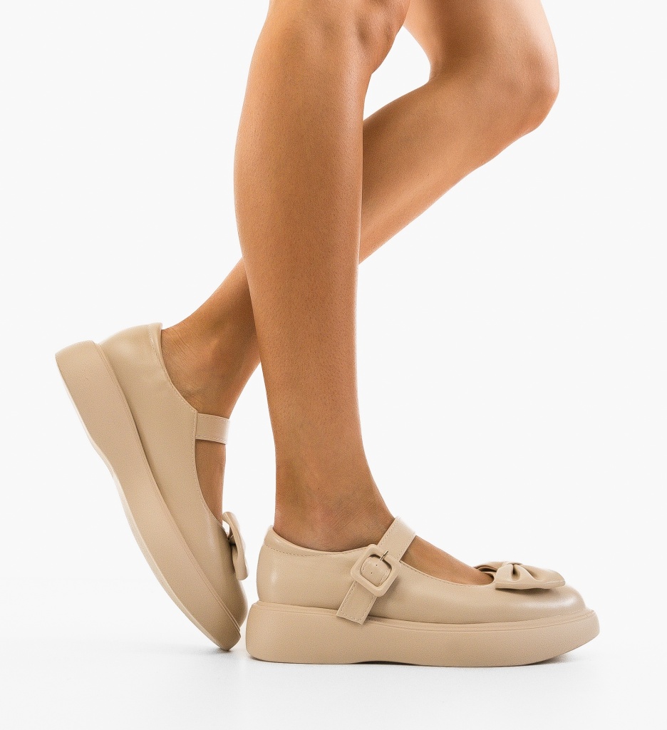 Pantofi Casual Samwell Bej - Confort și Stil - imagine 2